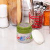Crystalia Grater Glass Jar Set